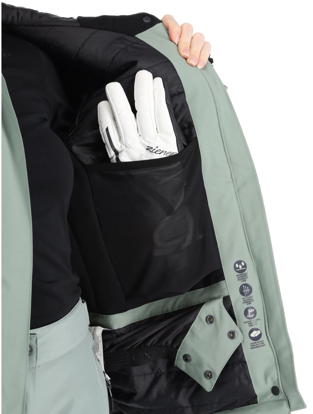 CMP, 34W3926 Skijacke Damen Mineral grün 