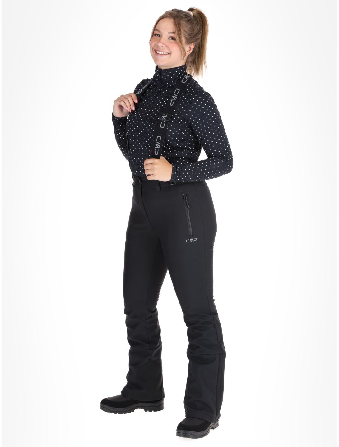 CMP, 34W4326 Skihose Damen Black schwarz 