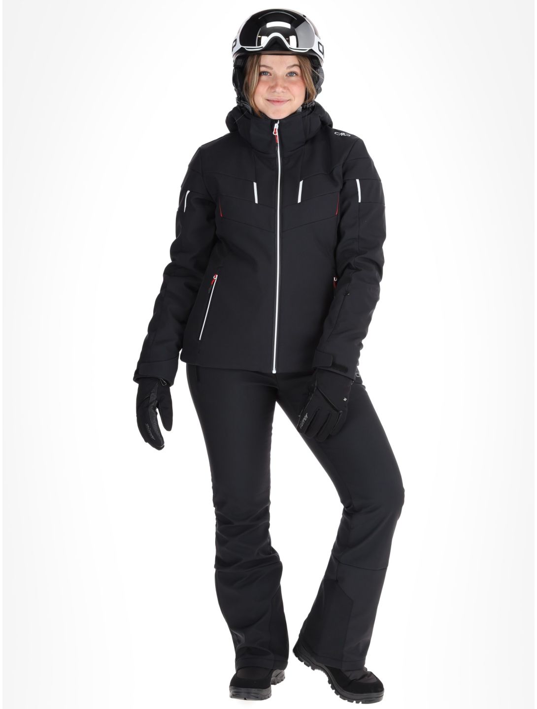 CMP, 34W4536 Skijacke Damen Black schwarz 