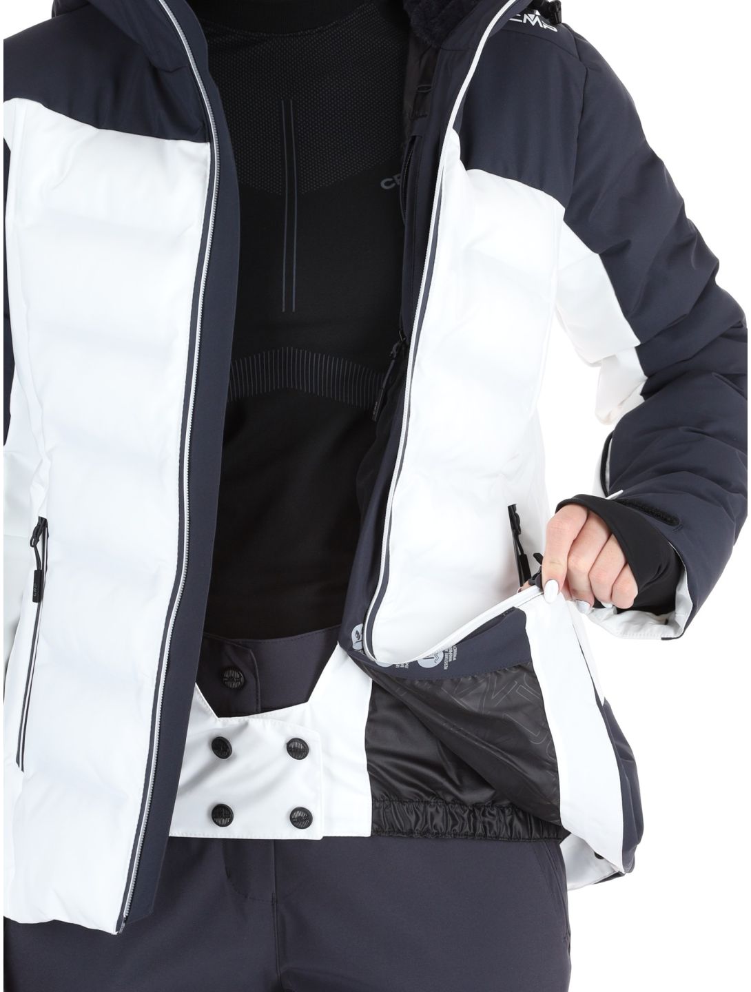 CMP, 34W4596 Skijacke Damen White weiß 