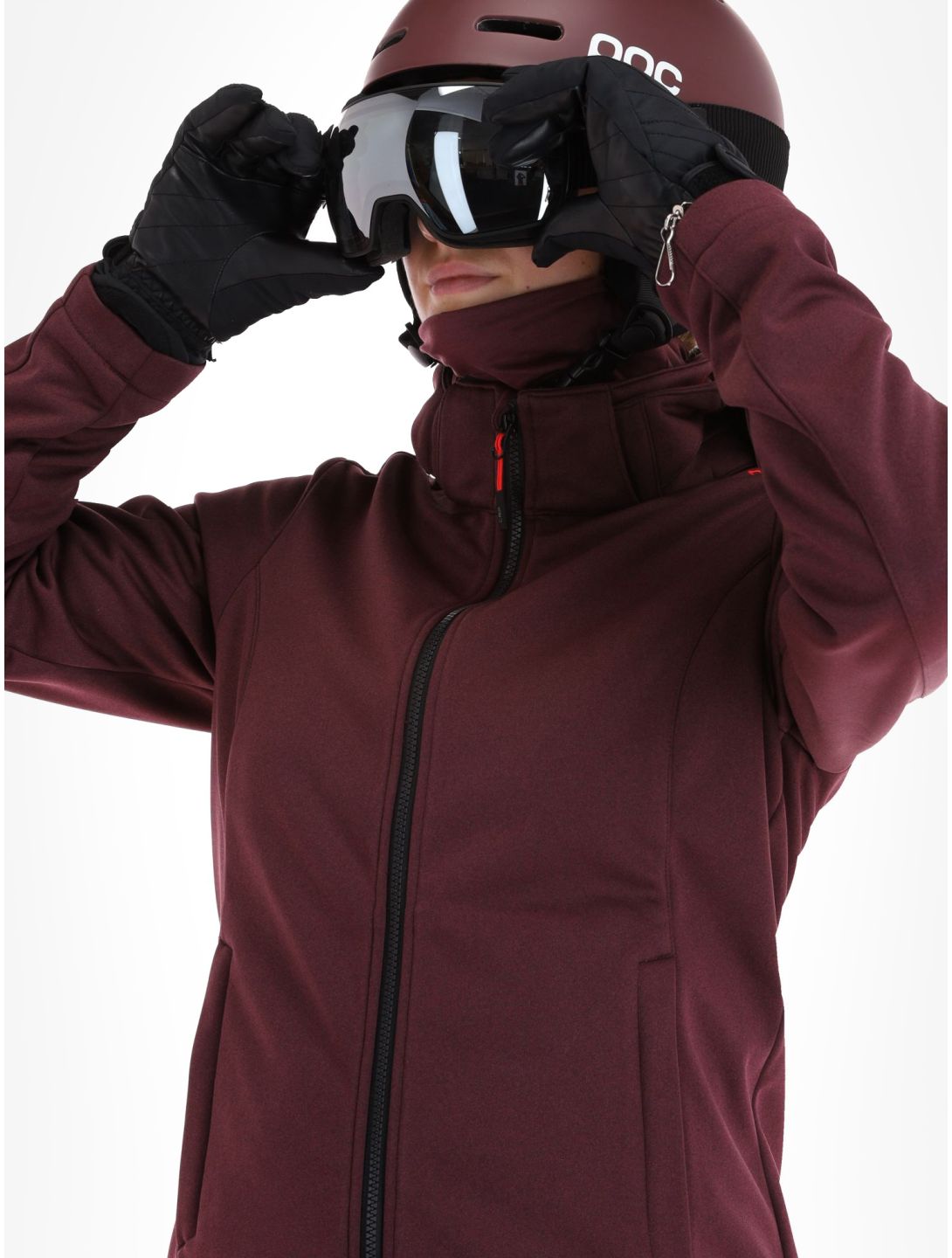 CMP, 39A5006M Softshell Skijacke Damen Burgundy Mel. burgund 