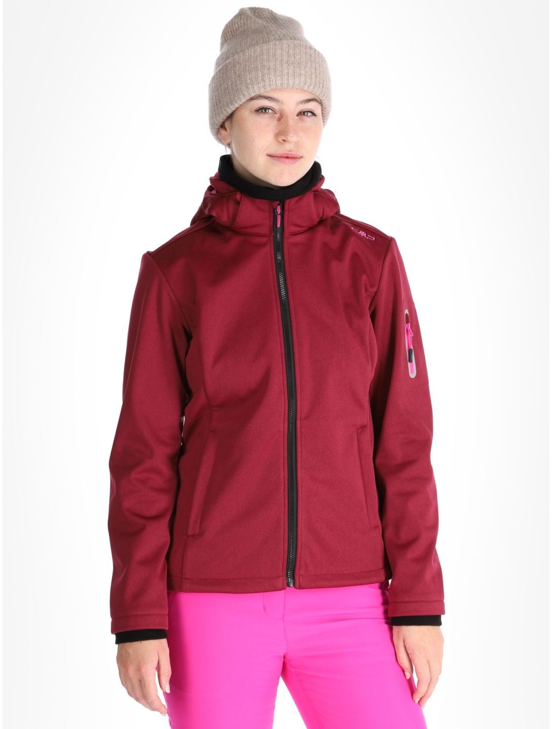 CMP, 39A5006M Softshell Skijacke Damen Anemone Melange / Festival rot 