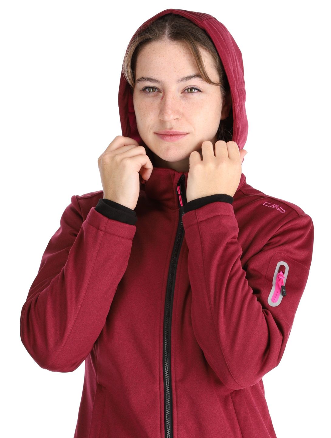 CMP, 39A5006M Softshell Skijacke Damen Anemone Melange / Festival rot 