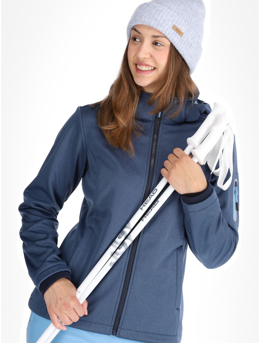 CMP, 39A5006M Softshell Skijacke Damen Blue Melange / Niagara blau 