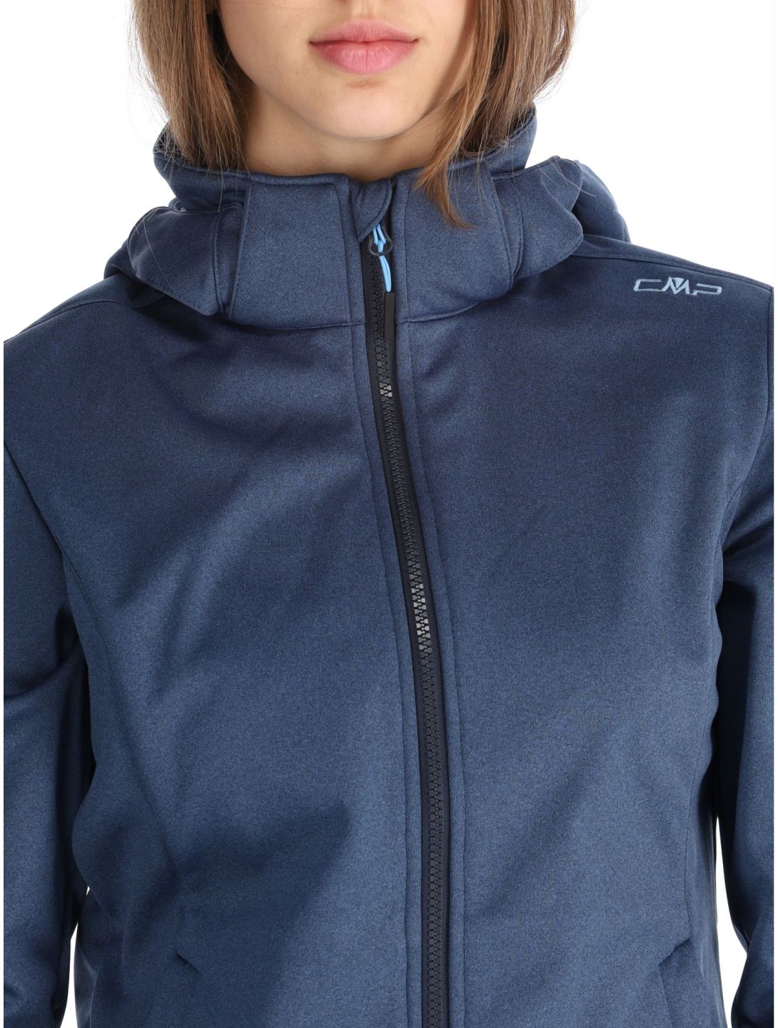 CMP, 39A5006M Softshell Skijacke Damen Blue Melange / Niagara blau 