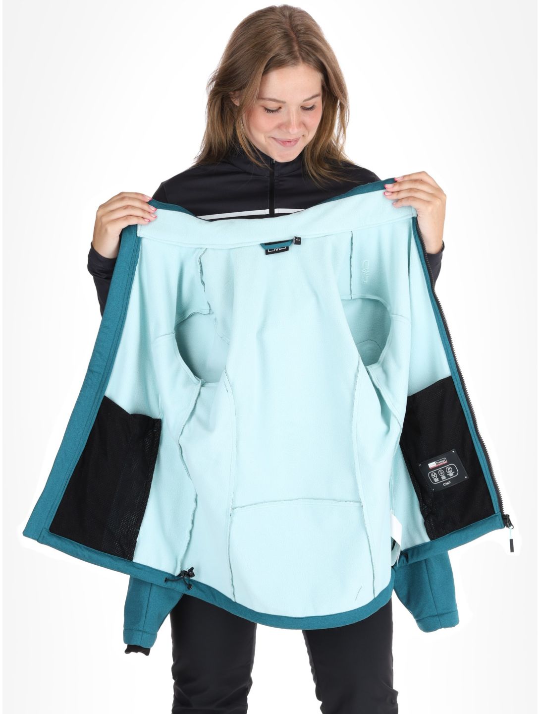 CMP, 39A5006M Softshell Skijacke Damen Teal grün 