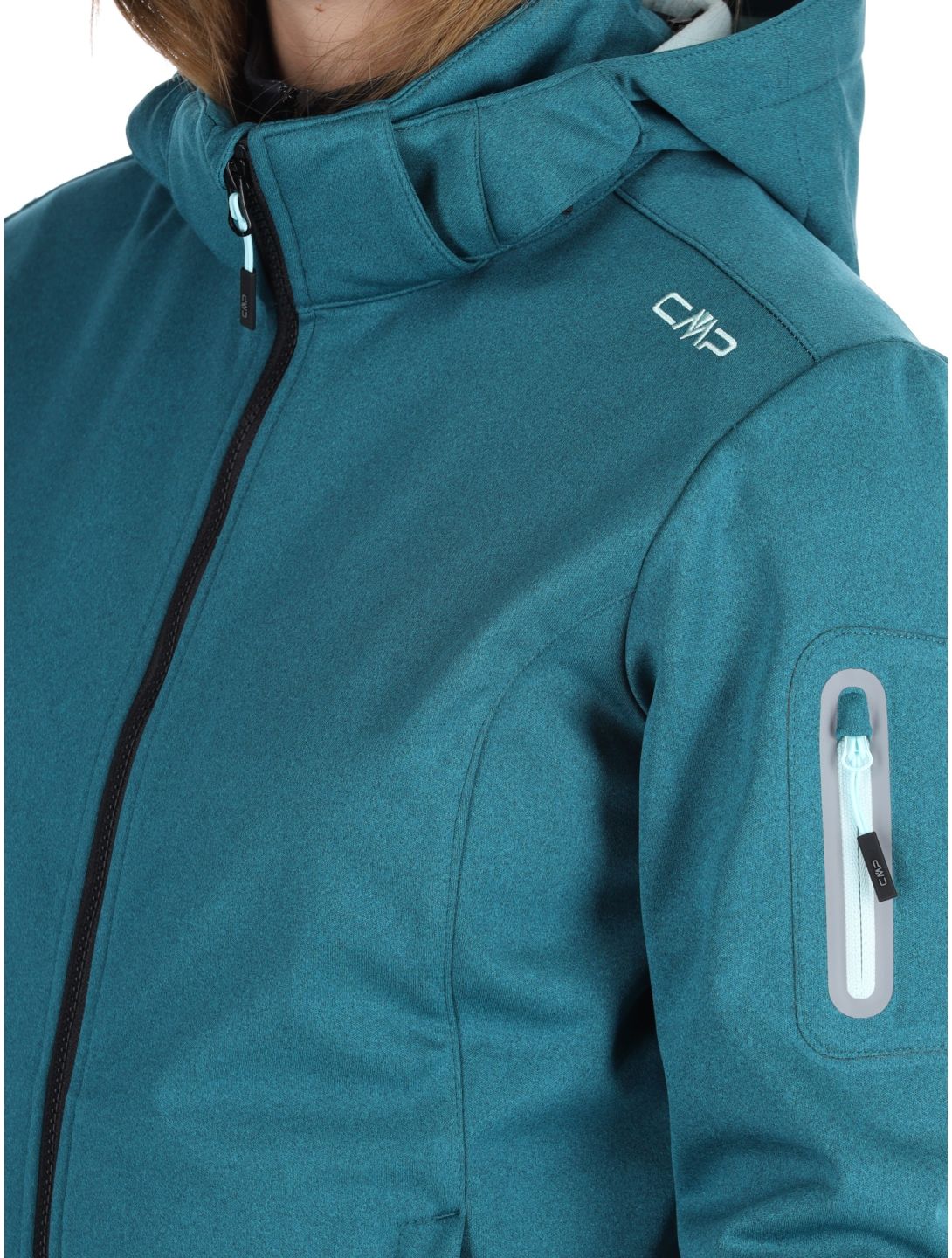 CMP, 39A5006M Softshell Skijacke Damen Teal grün 