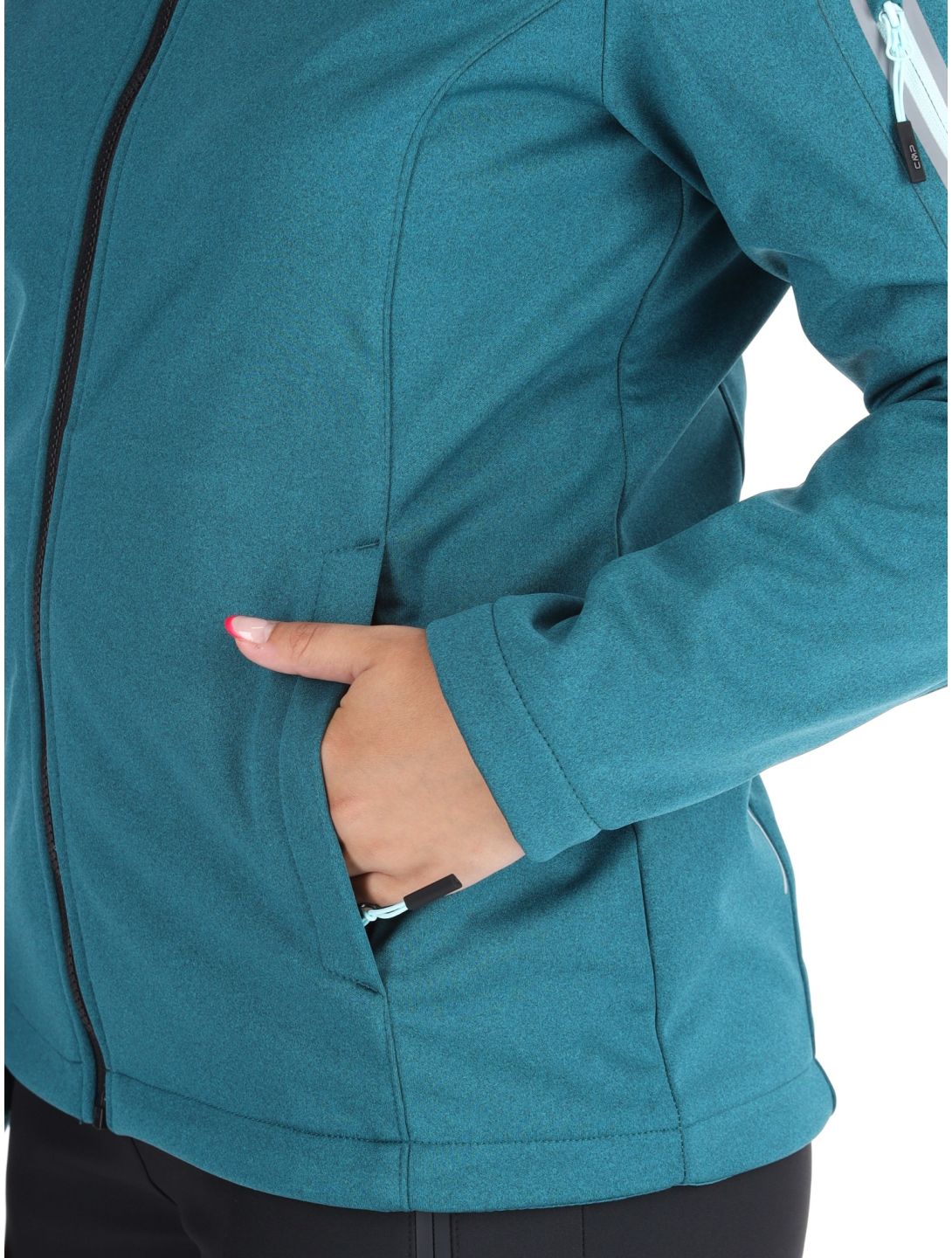 CMP, 39A5006M Softshell Skijacke Damen Teal grün 