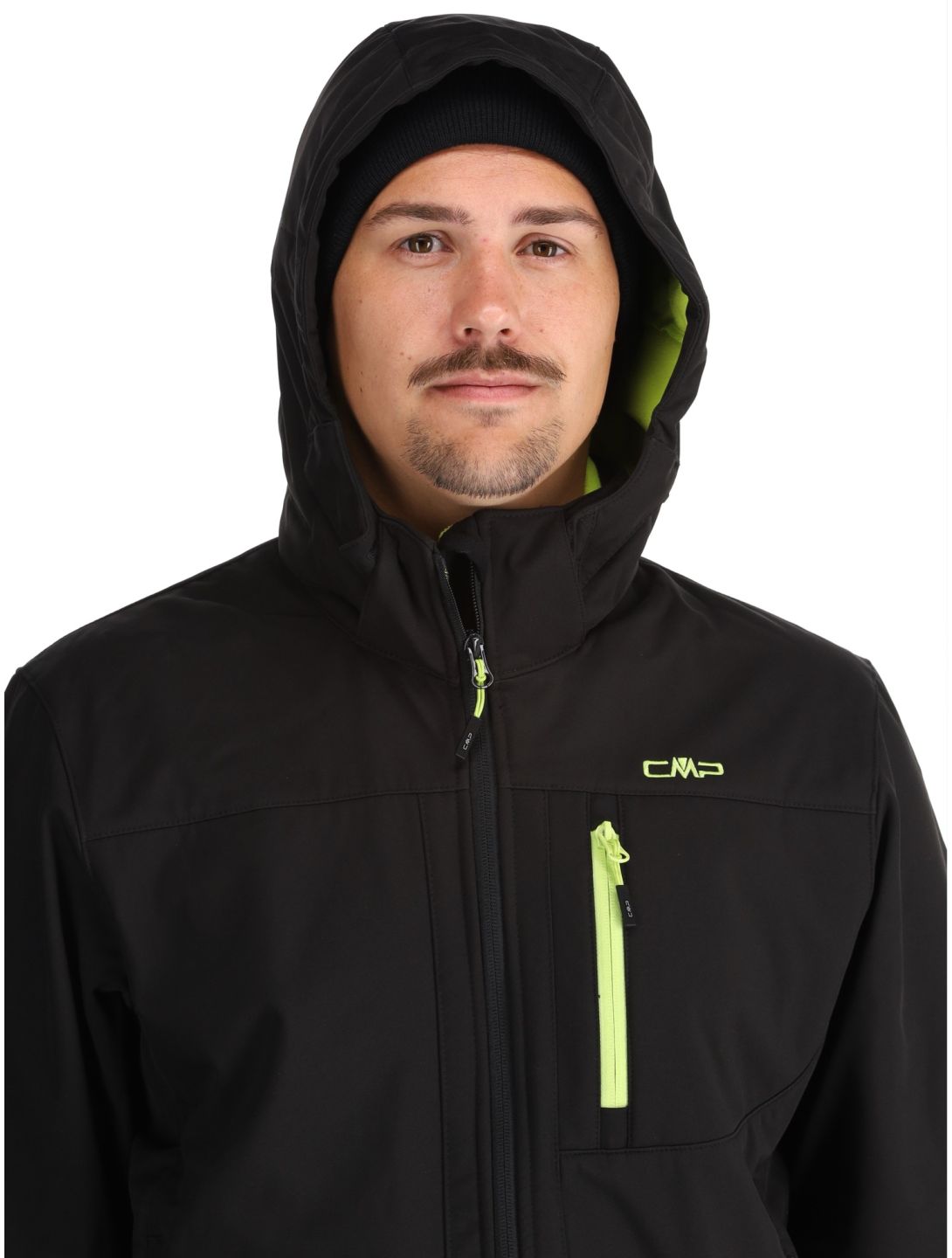 CMP, 3A01787N Softshell Skijacke Herren Black / Acid schwarz 