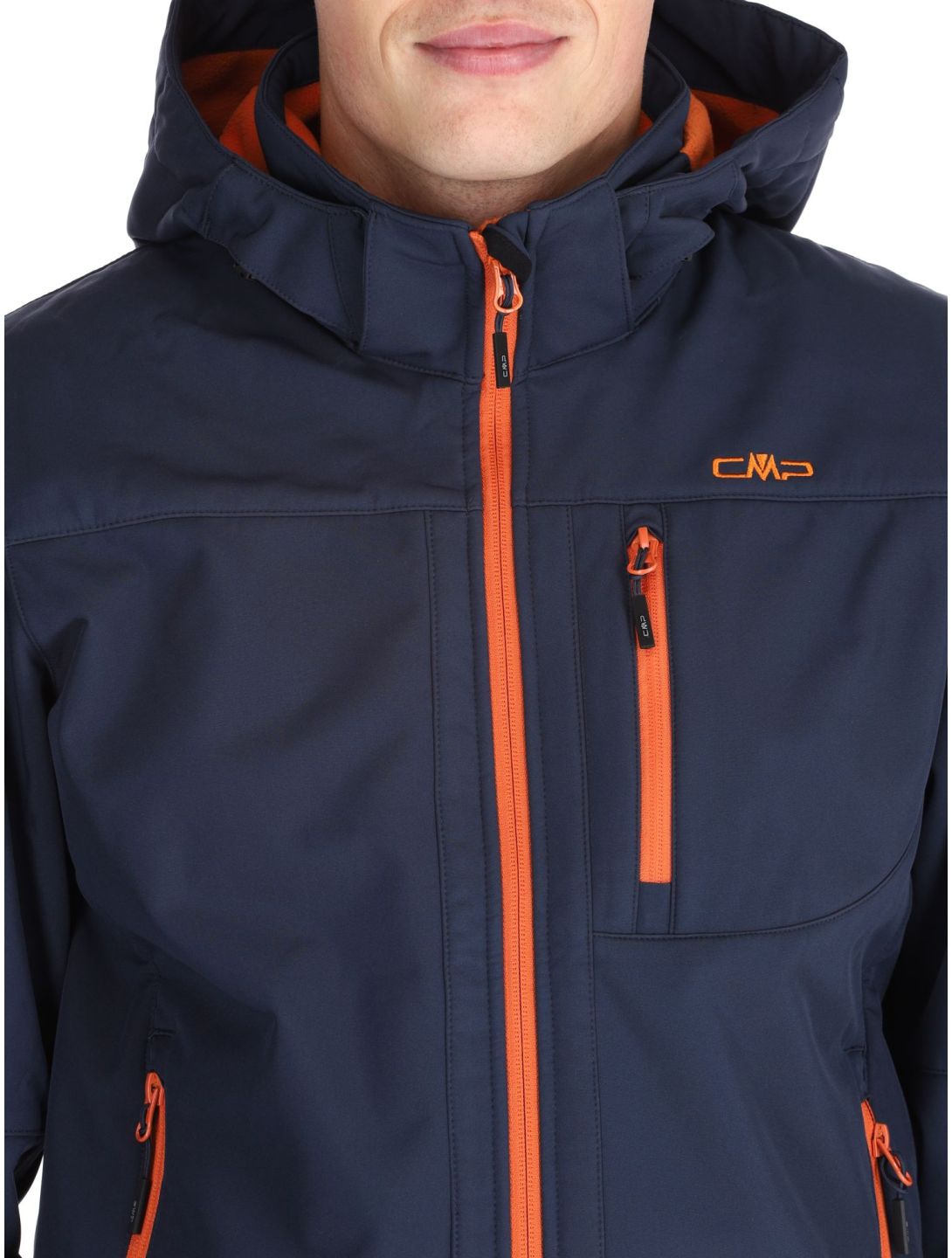 CMP, 3A01787N Softshell Skijacke Herren Black Blue / Jaffa blau 