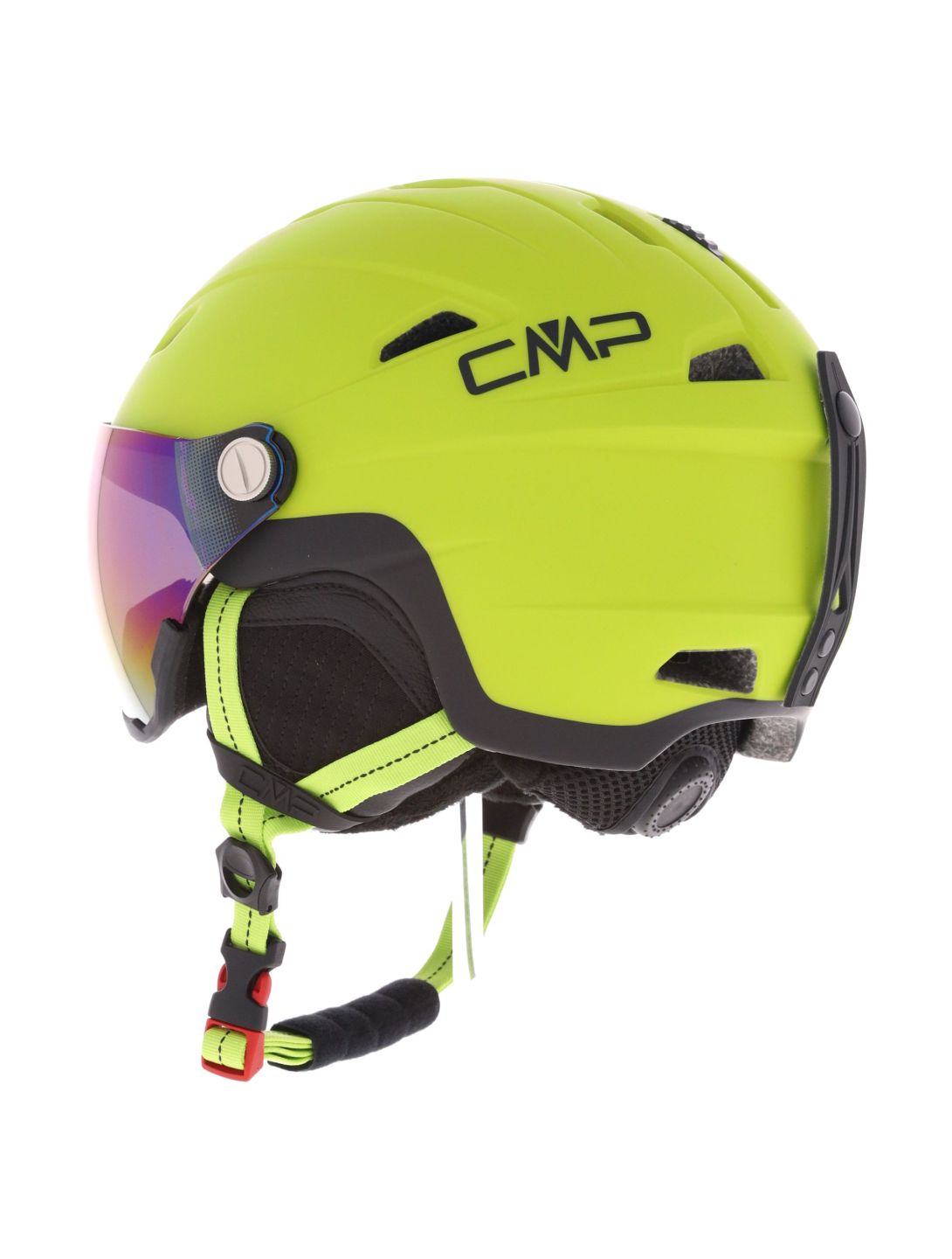 CMP, WA-2 Skihelm mit Visier Unisex Apple grün 