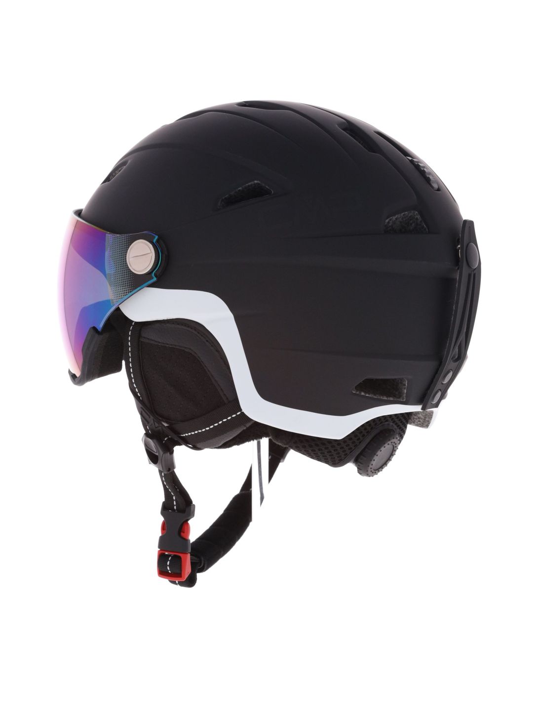 CMP, WA-2 Skihelm mit Visier Unisex Black schwarz 