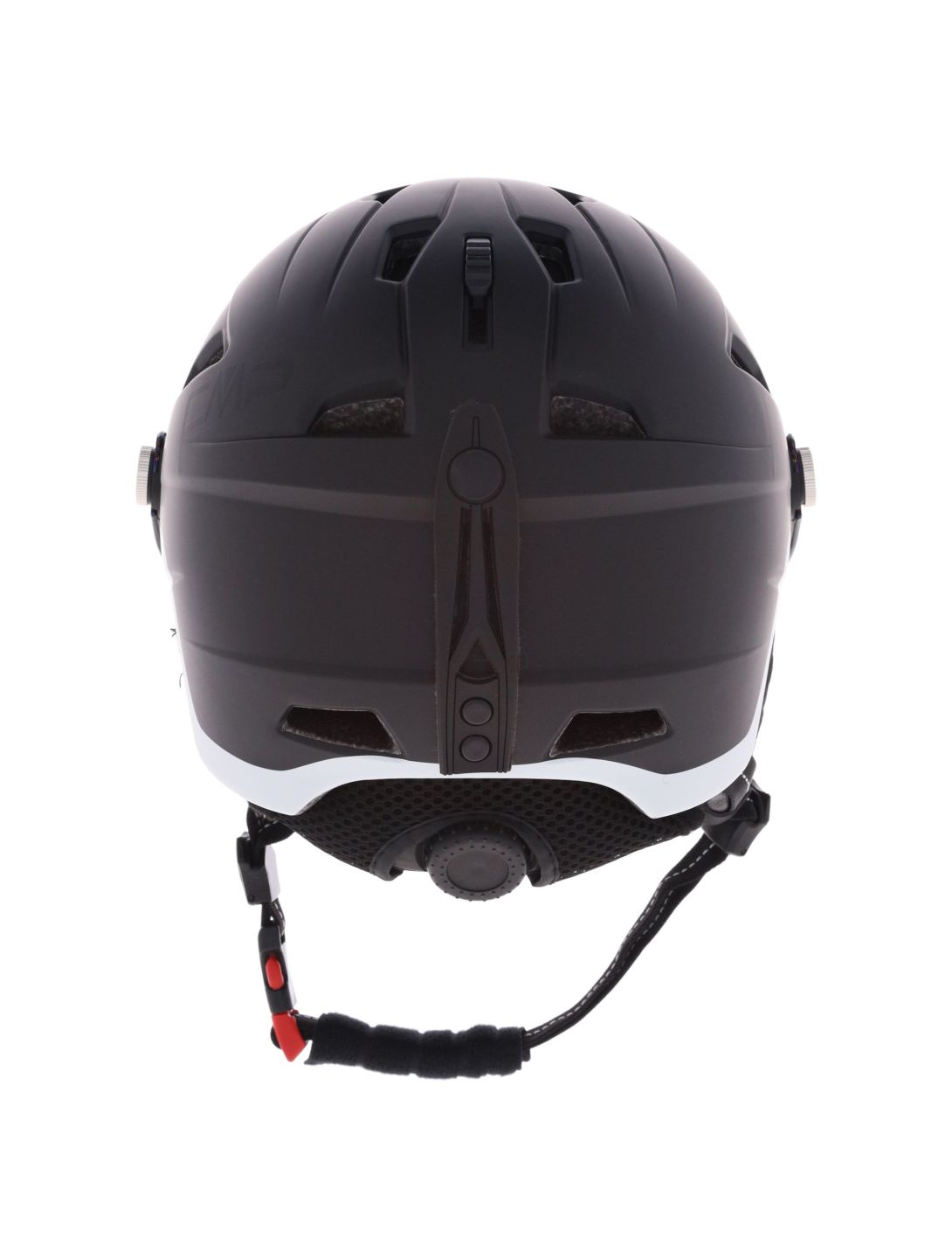 CMP, WJ-2 Skihelm mit Visier Kinder Black schwarz 