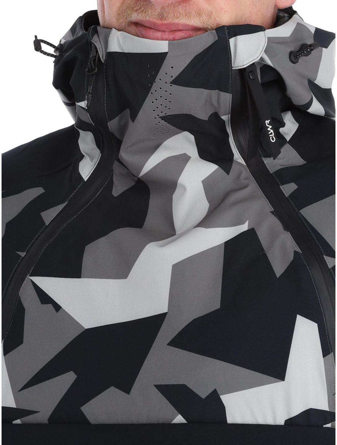 ColourWear, Foil Skijacke Herren Camo Grey grau, schwarz 