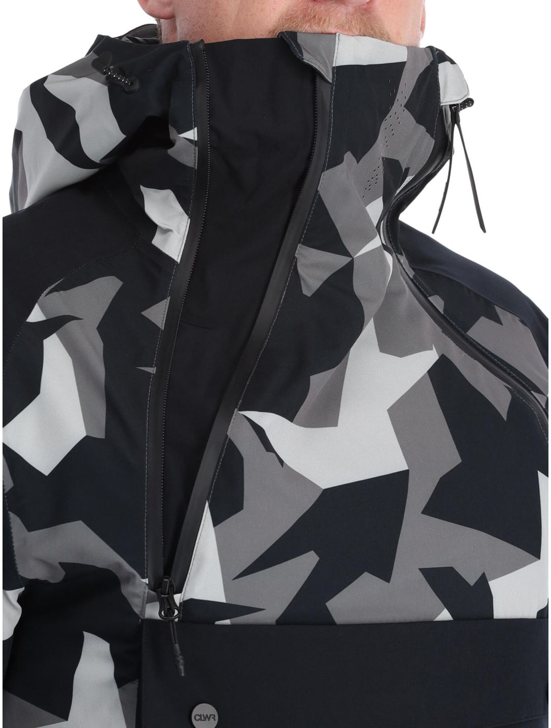 ColourWear, Foil Skijacke Herren Camo Grey grau, schwarz 