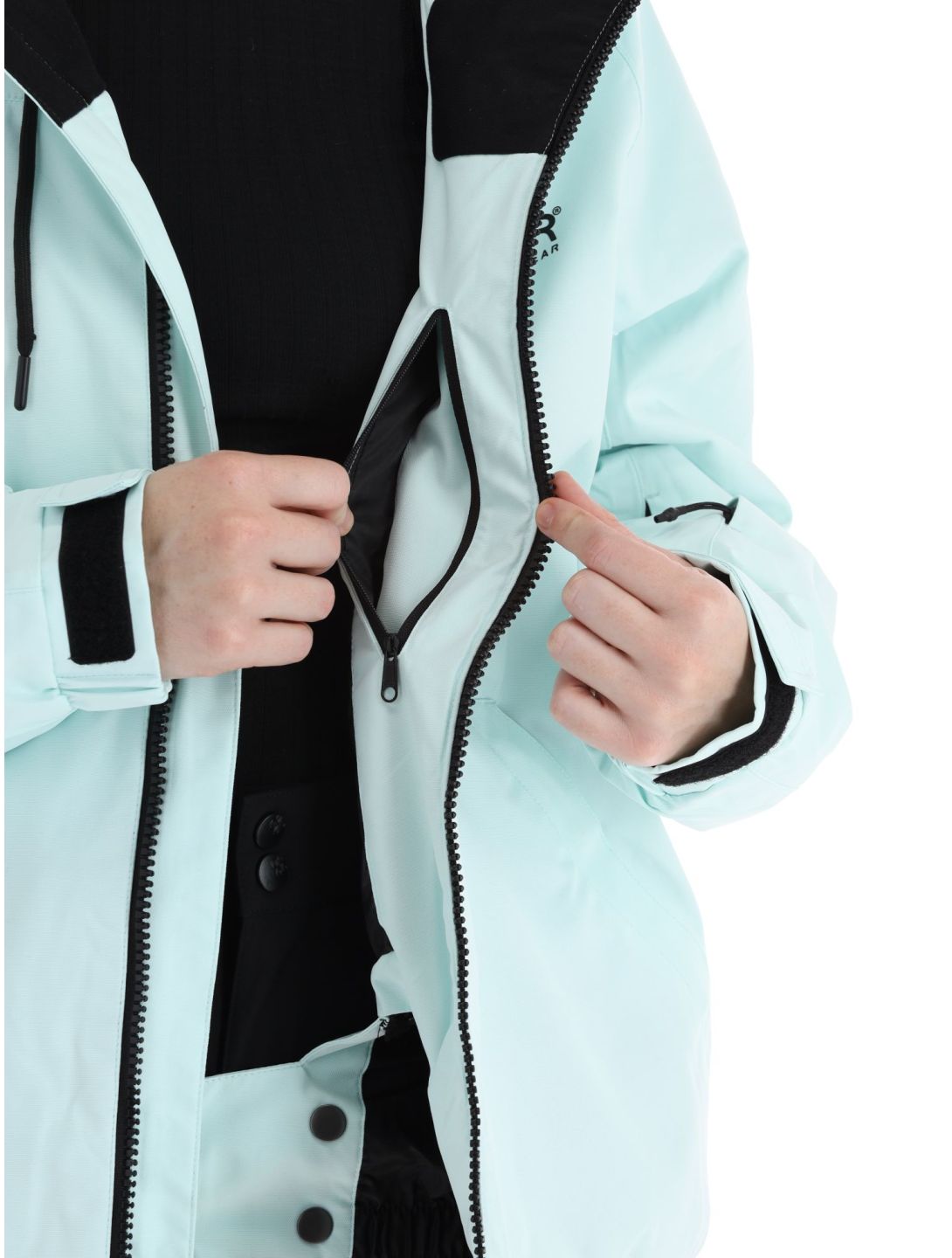 ColourWear, Leuge Skijacke Damen Light Turquoise Turquoise 