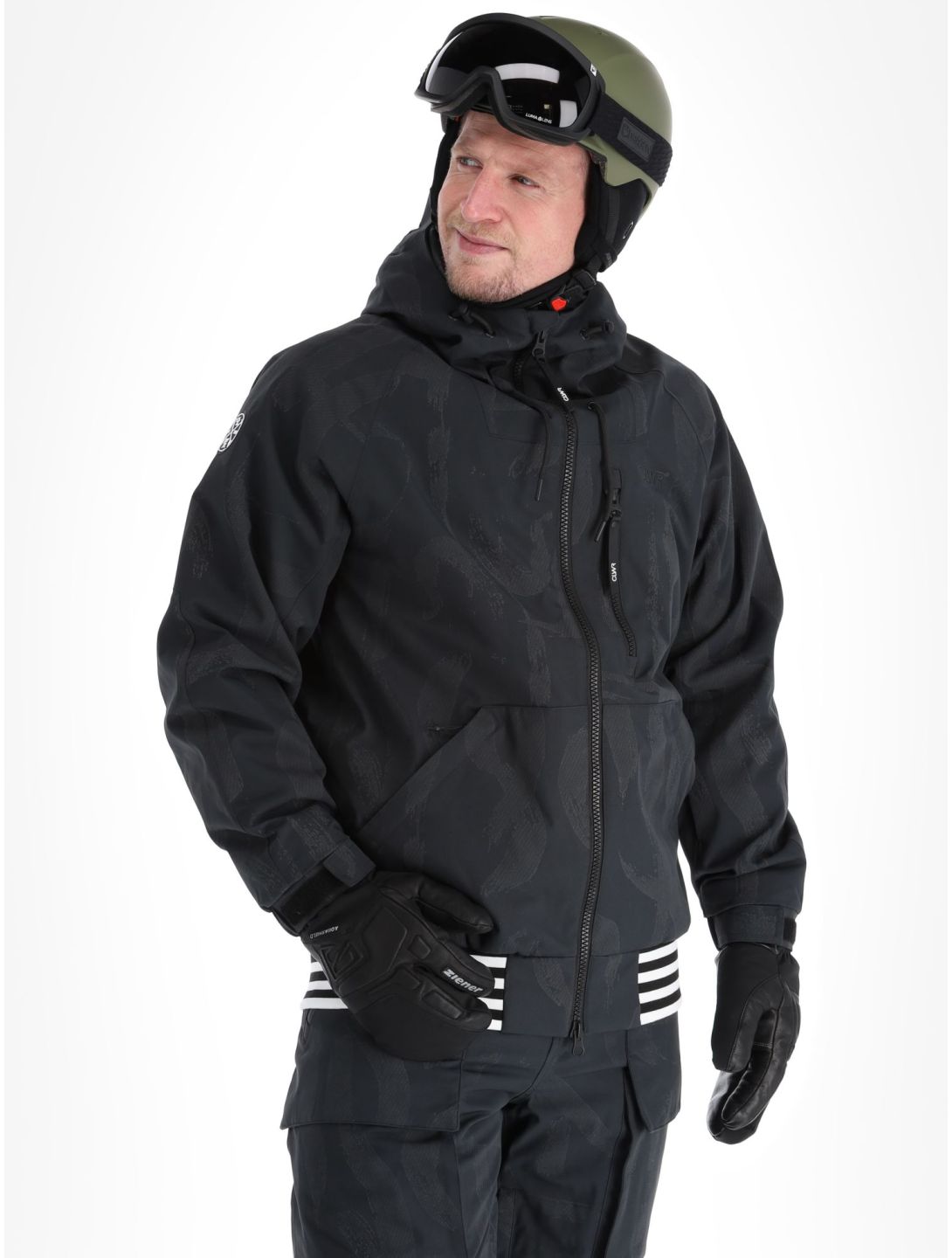 ColourWear, League Skijacke Herren Reflective Black schwarz 