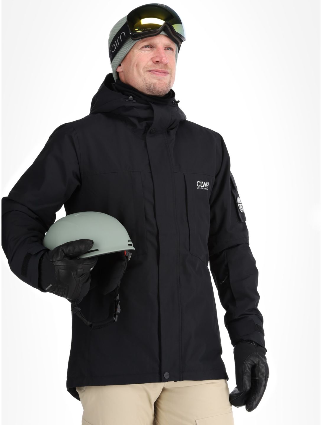 ColourWear, M Eagle Skijacke Herren Black schwarz 