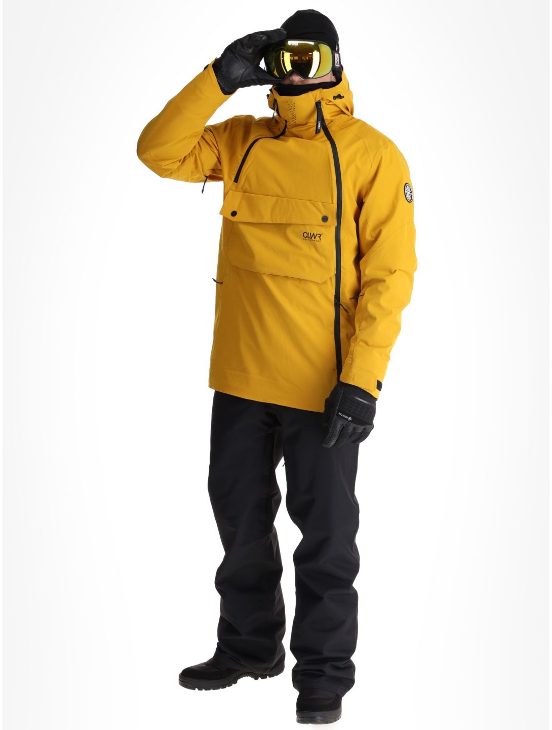 ColourWear, M Foil Anorak Skijacke Herren Yellow gelb 