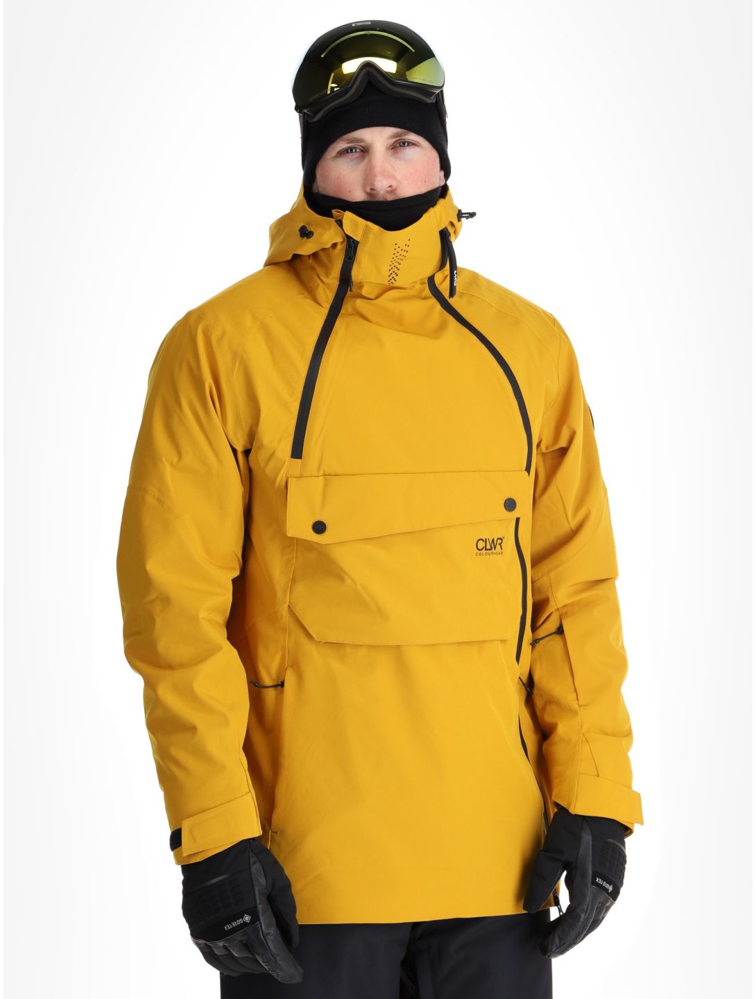 ColourWear, M Foil Anorak Skijacke Herren Yellow gelb 