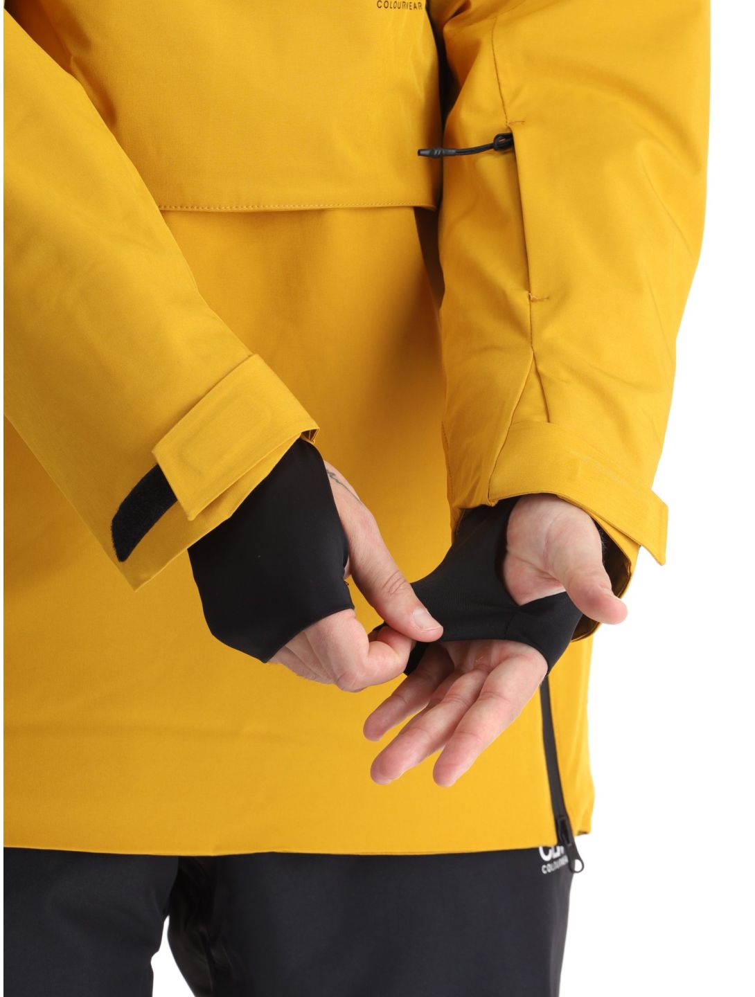 ColourWear, M Foil Anorak Skijacke Herren Yellow gelb 