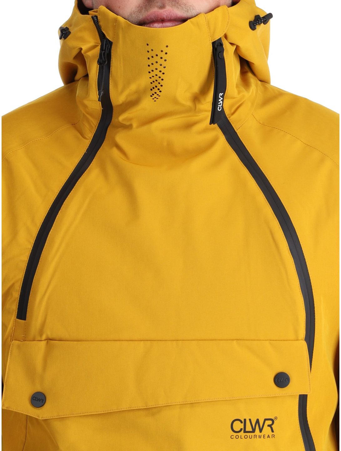 ColourWear, M Foil Anorak Skijacke Herren Yellow gelb 