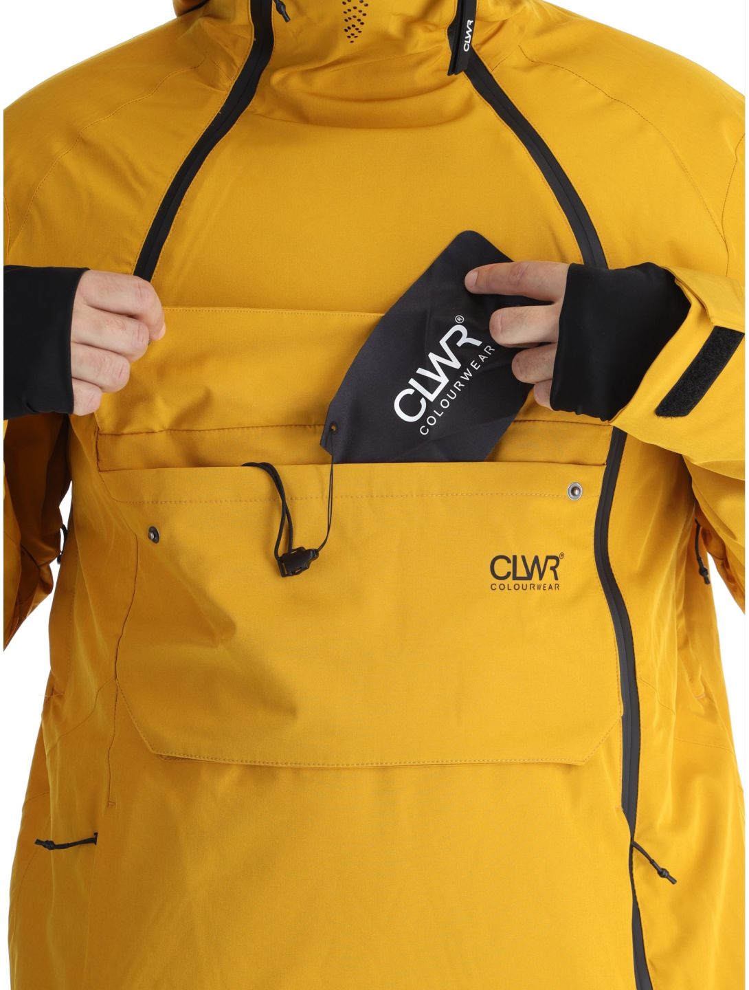 ColourWear, M Foil Anorak Skijacke Herren Yellow gelb 