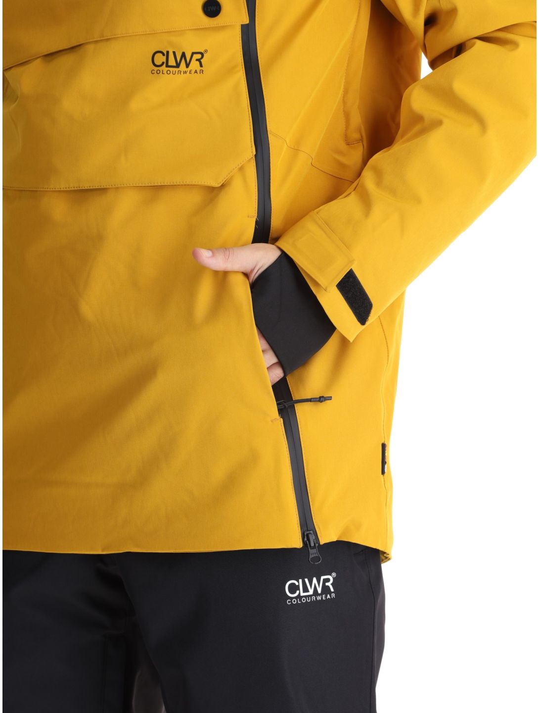 ColourWear, M Foil Anorak Skijacke Herren Yellow gelb 