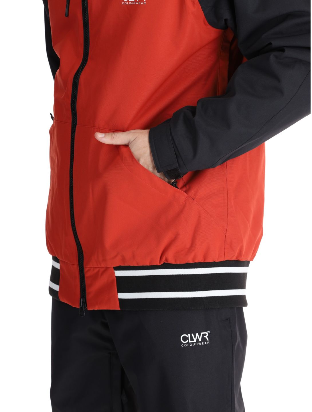 ColourWear, M League 2.0 Skijacke Herren Rust Red rot, schwarz 