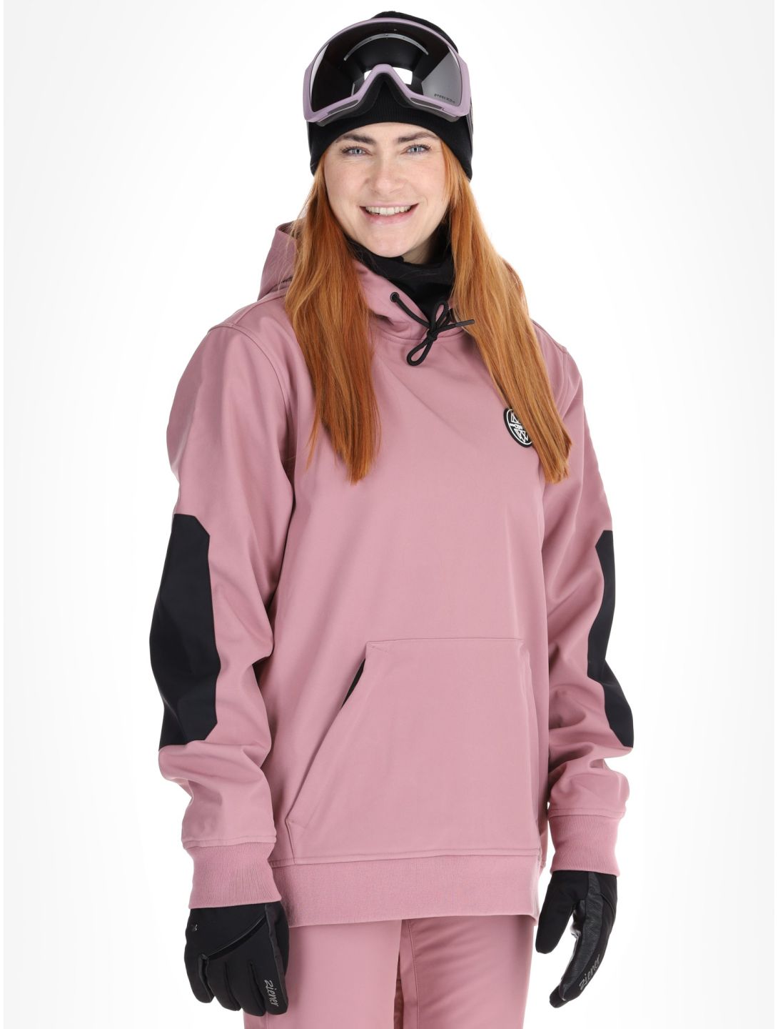 ColourWear, U Est 2010 Hood Softshell Skijacke Unisex Dark Rose rosa 