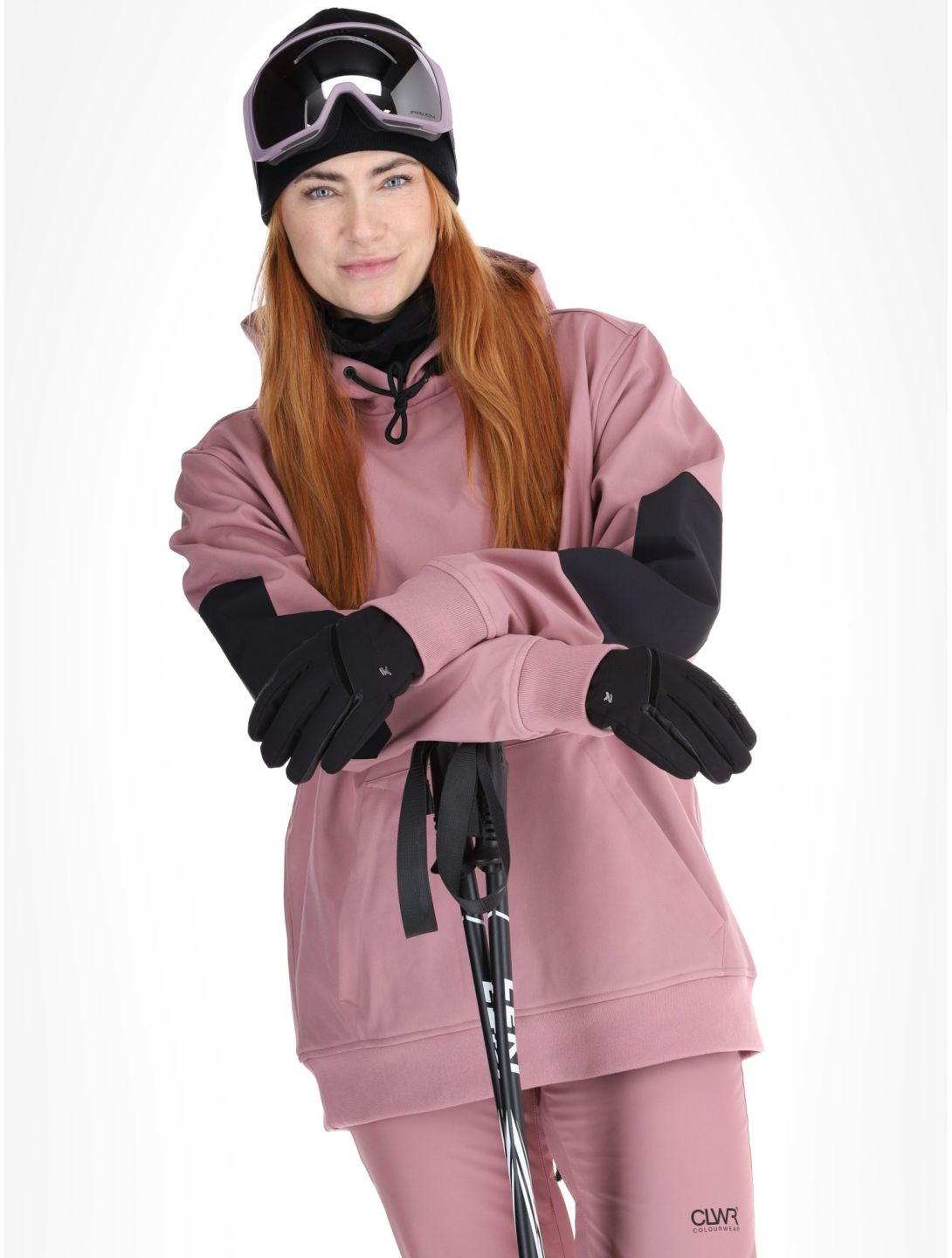 ColourWear, U Est 2010 Hood Softshell Skijacke Unisex Dark Rose rosa 