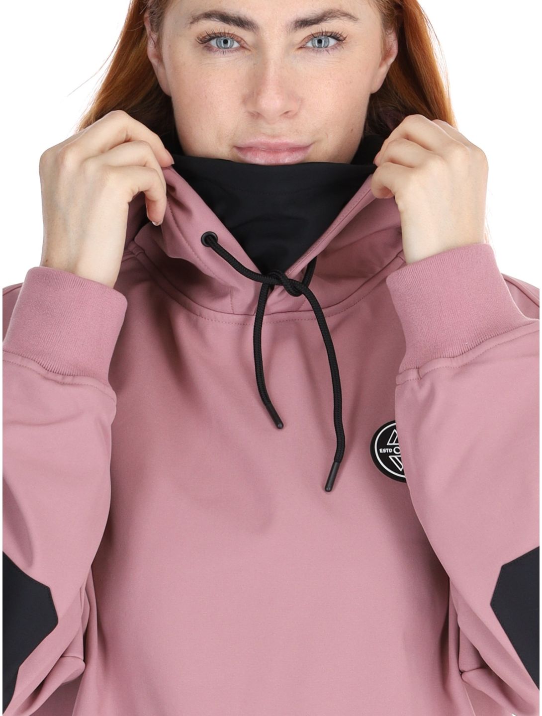 ColourWear, U Est 2010 Hood Softshell Skijacke Unisex Dark Rose rosa 