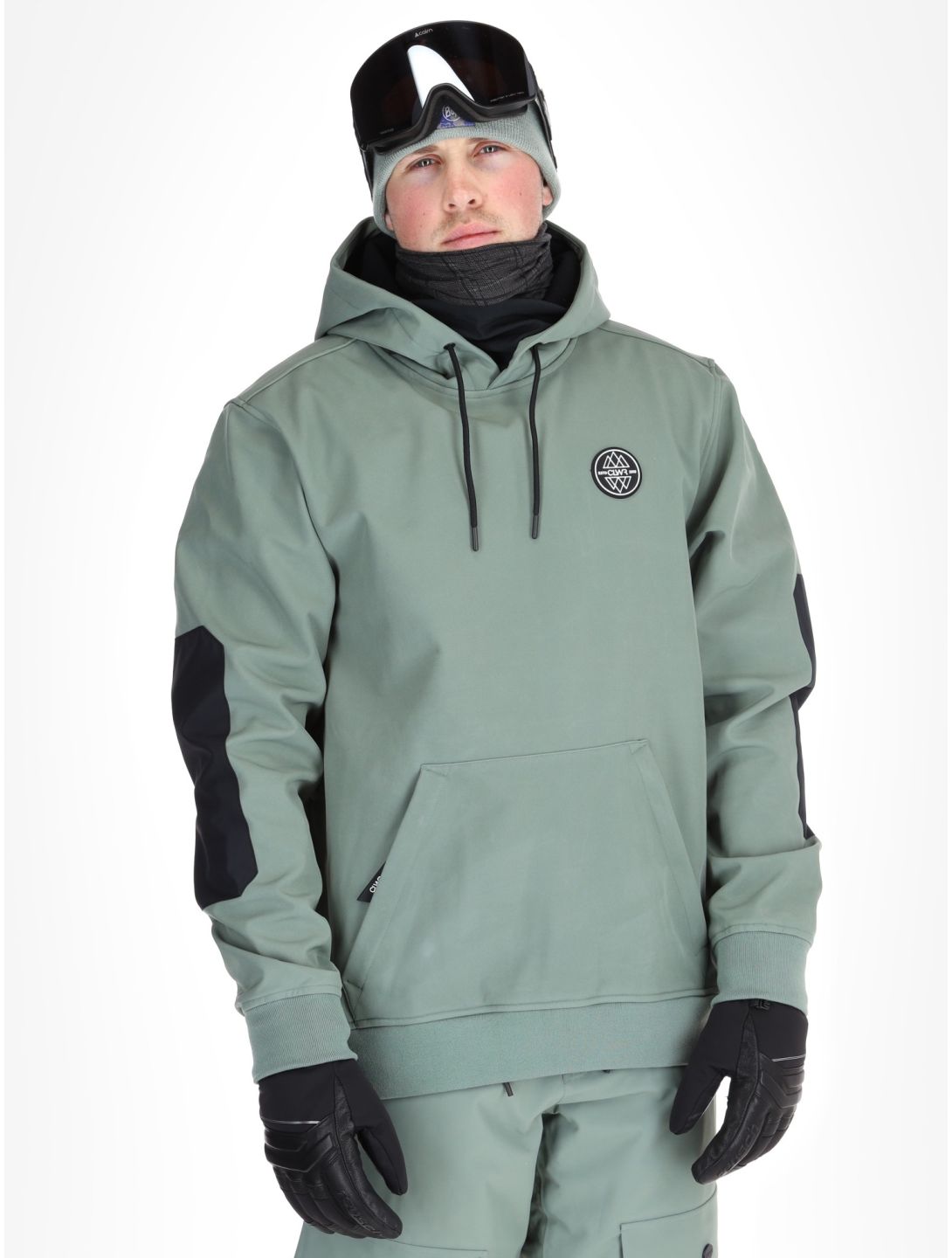 ColourWear, U Est 2010 Hood Softshell Skijacke Unisex Dark Sage grün 