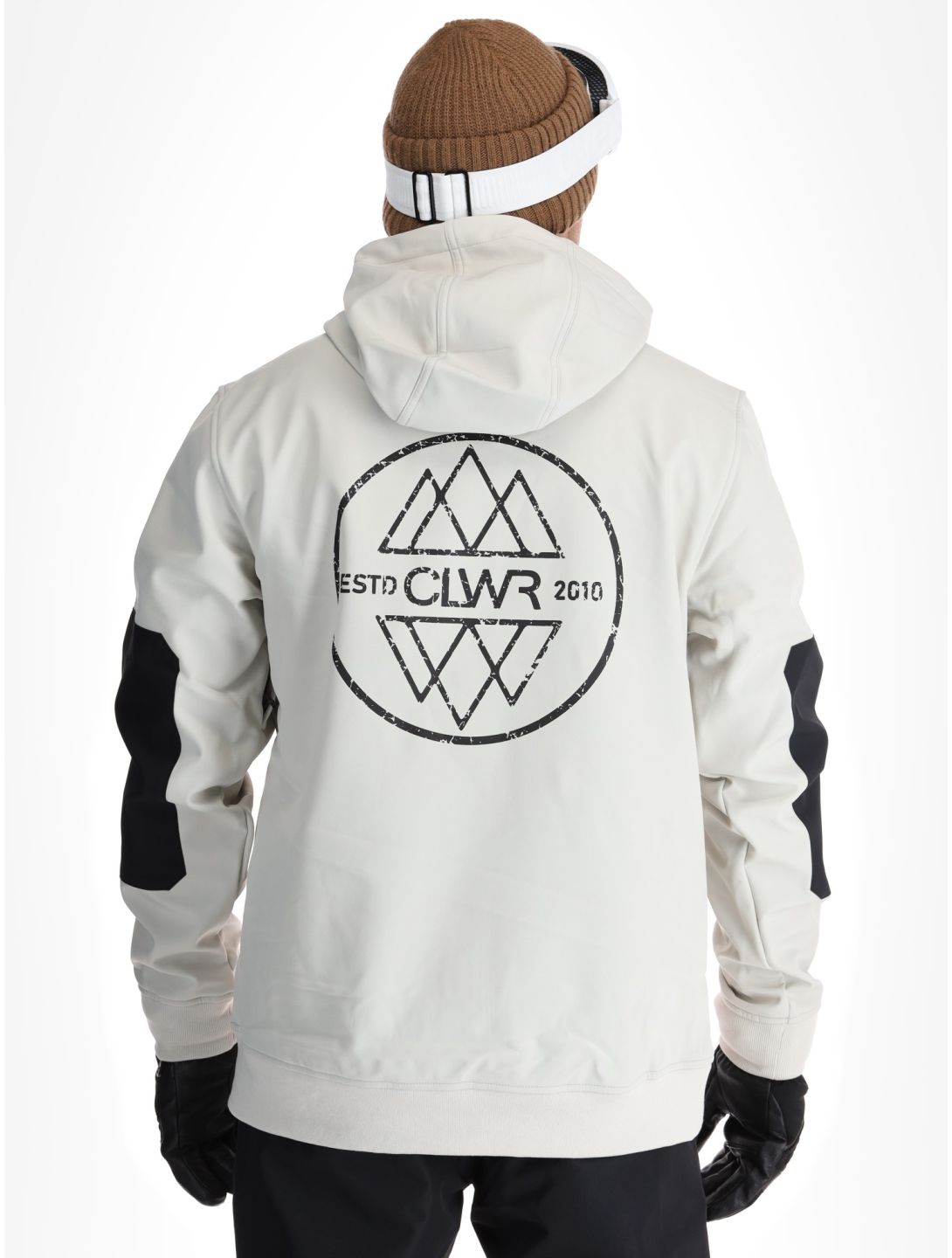 ColourWear, U Est 2010 Hood Softshell Skijacke Unisex Off-White weiß 