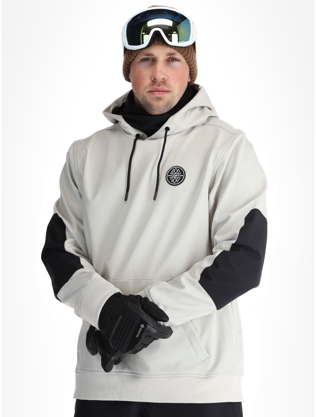 ColourWear, U Est 2010 Hood Softshell Skijacke Unisex Off-White weiß 