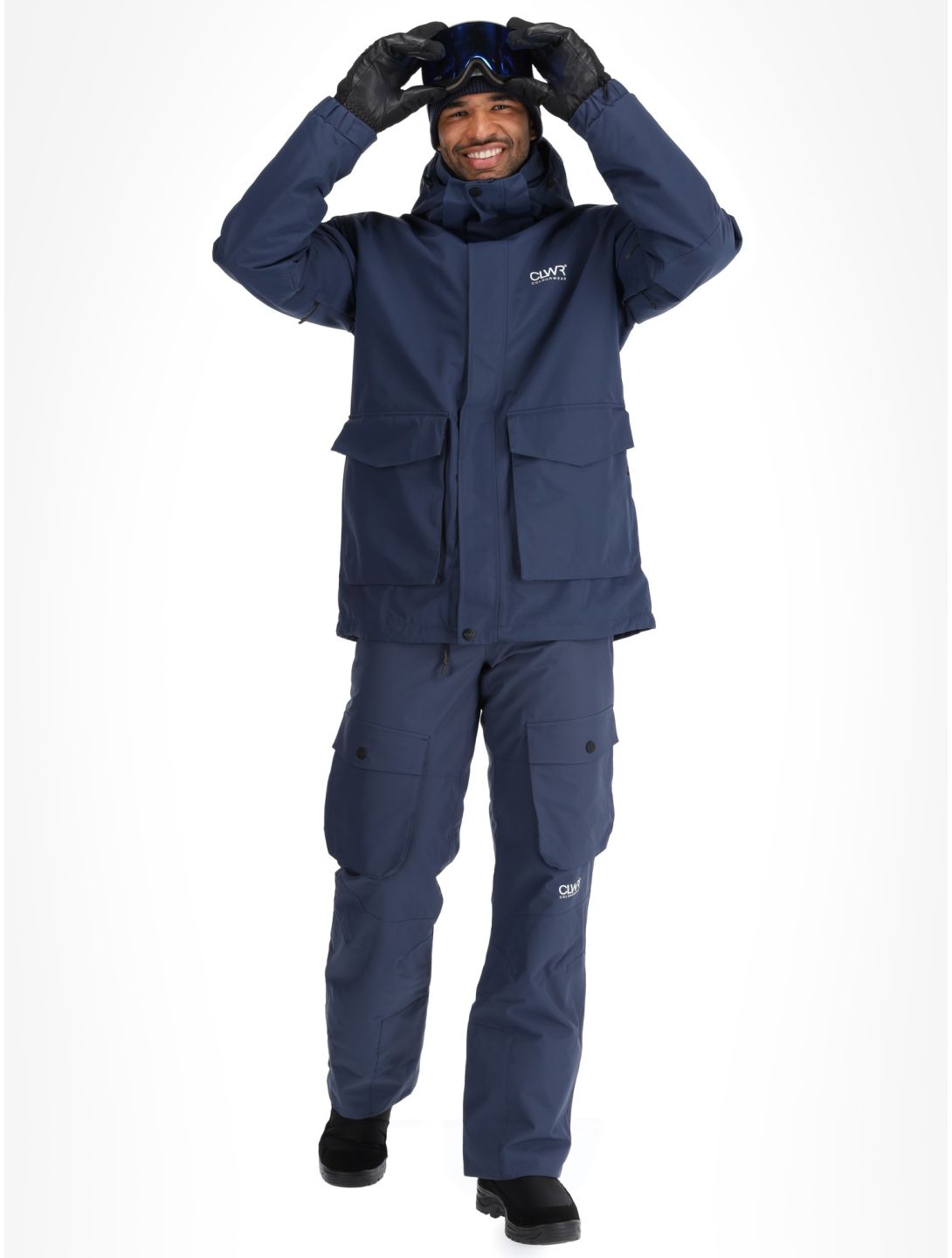 ColourWear, U Mountain Cargo Skijacke Unisex Navy blau 