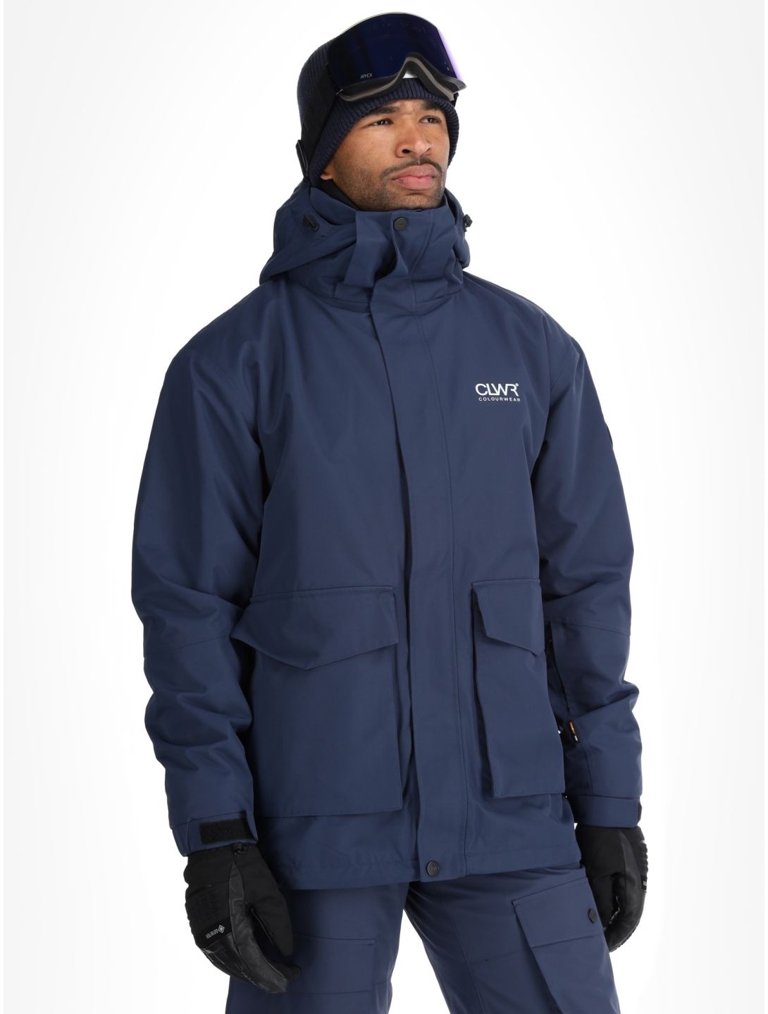 ColourWear, U Mountain Cargo Skijacke Unisex Navy blau 