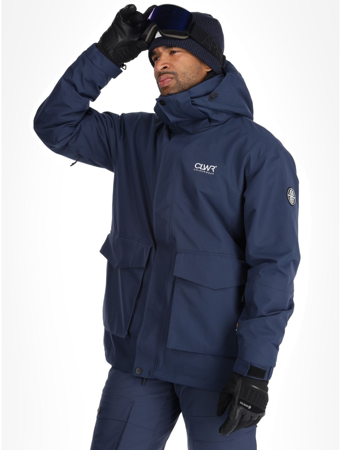 ColourWear, U Mountain Cargo Skijacke Unisex Navy blau 