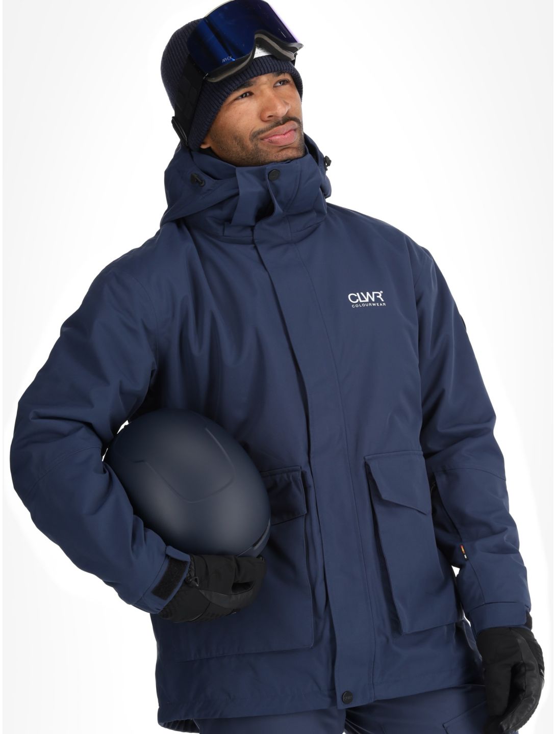 ColourWear, U Mountain Cargo Skijacke Unisex Navy blau 