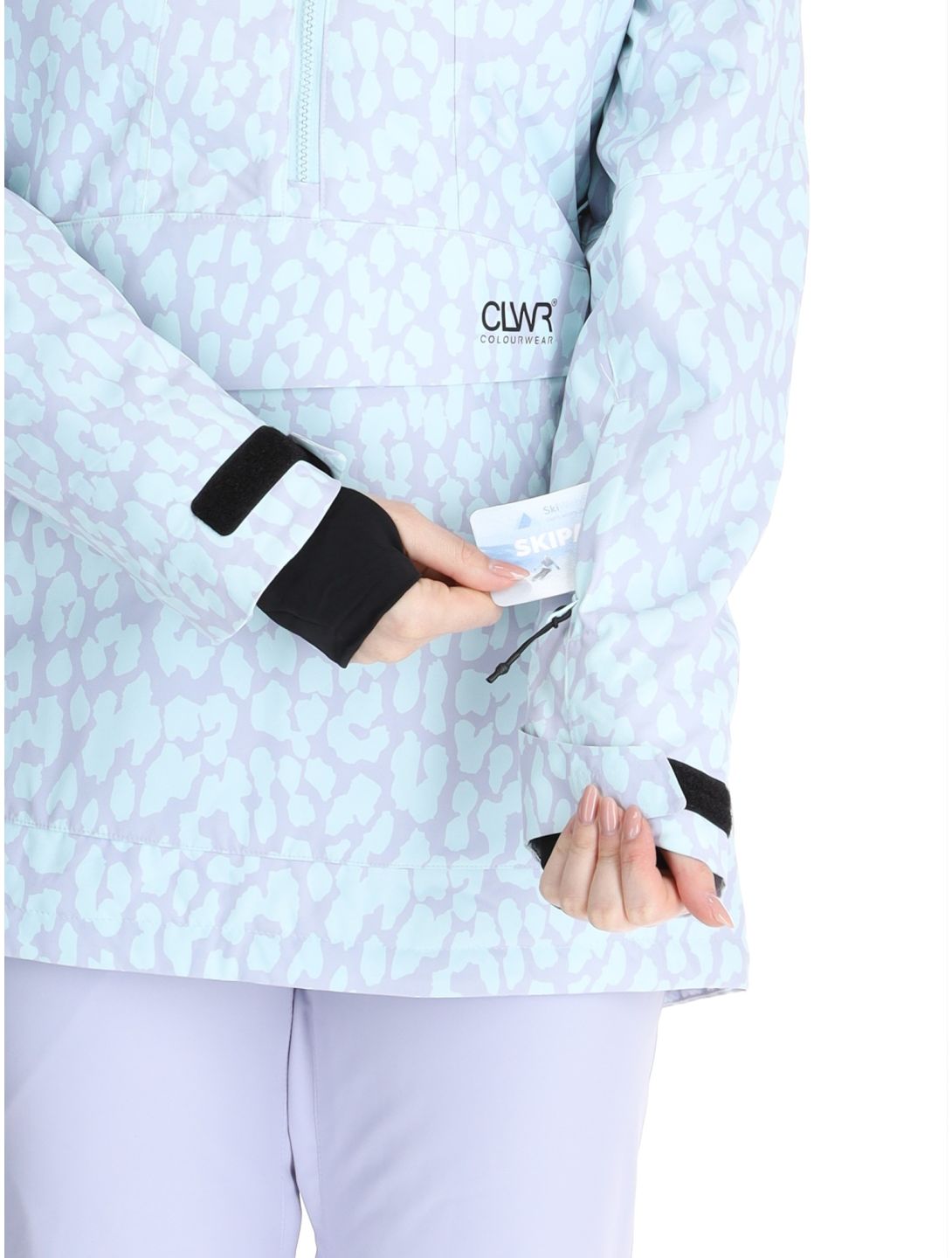 ColourWear, W Homage 2.0 Winter Anorak Damen Leopard Lilac violett 