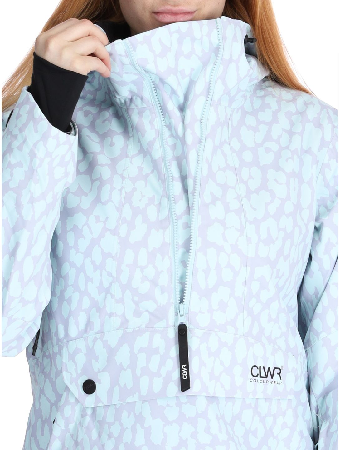 ColourWear, W Homage 2.0 Winter Anorak Damen Leopard Lilac violett 