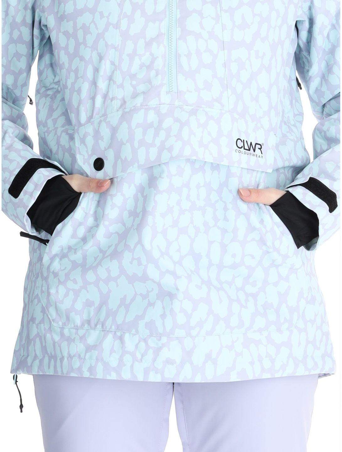 ColourWear, W Homage 2.0 Winter Anorak Damen Leopard Lilac violett 