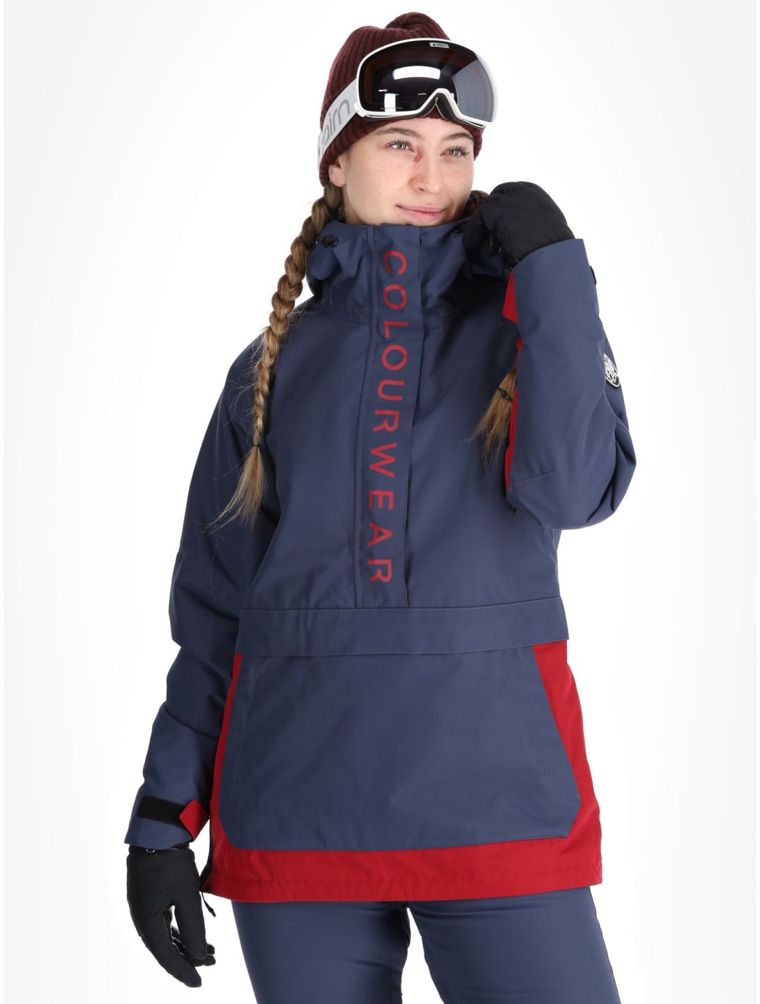 ColourWear, W Signature Winter Anorak Damen Navy blau 