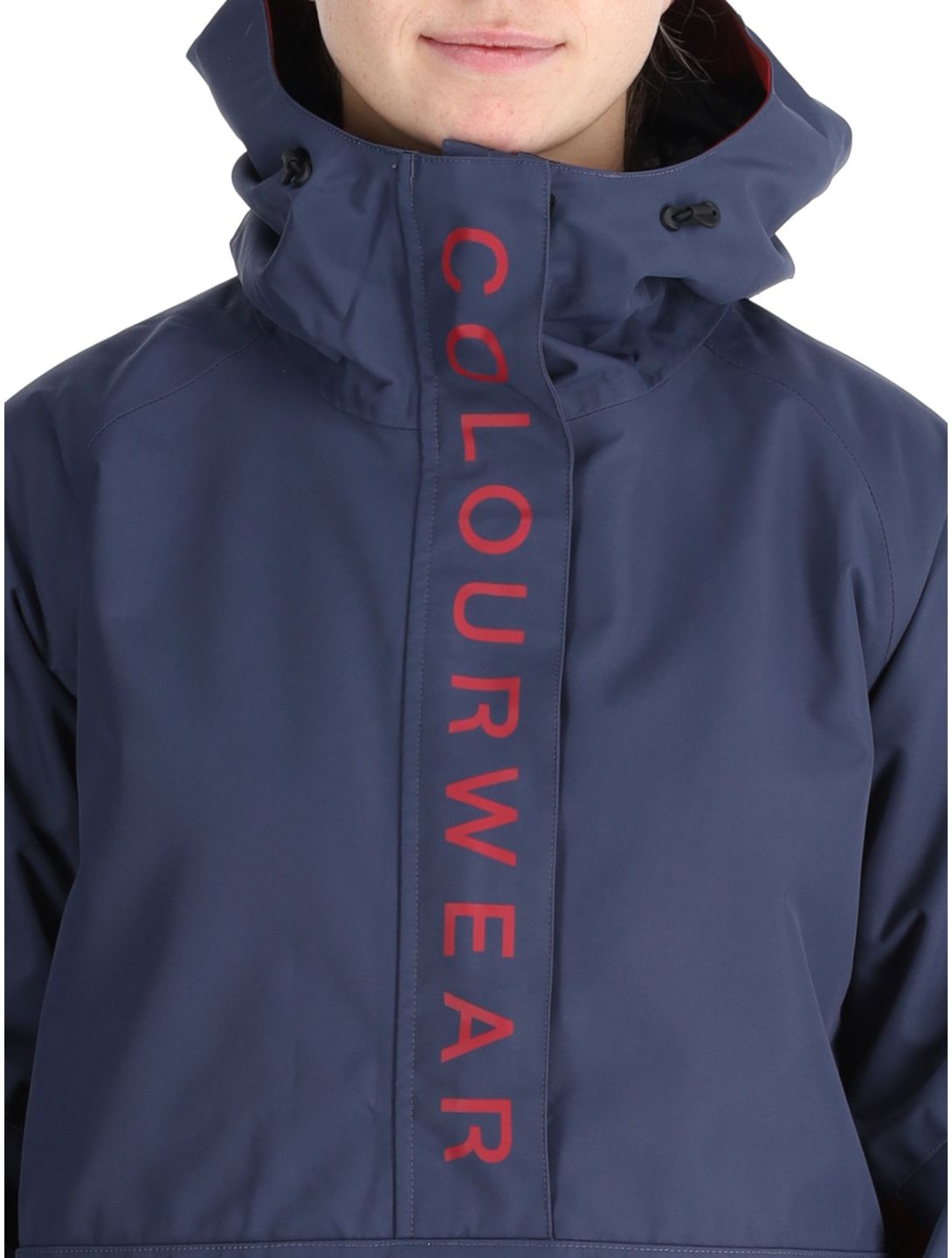 ColourWear, W Signature Winter Anorak Damen Navy blau 