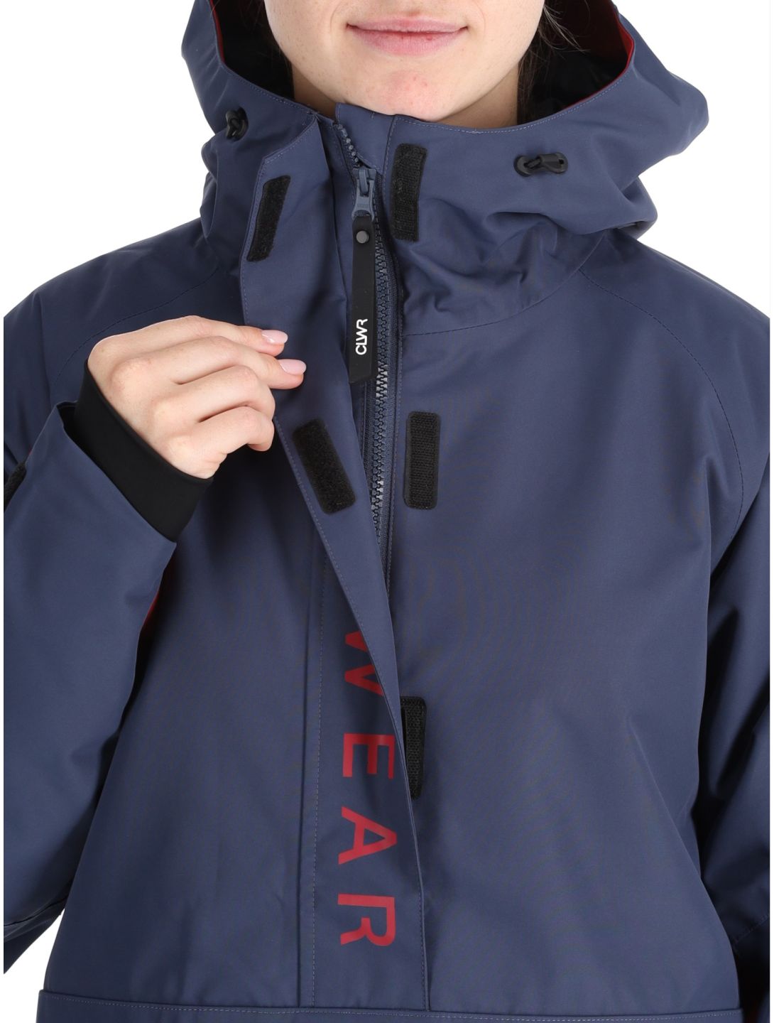 ColourWear, W Signature Winter Anorak Damen Navy blau 