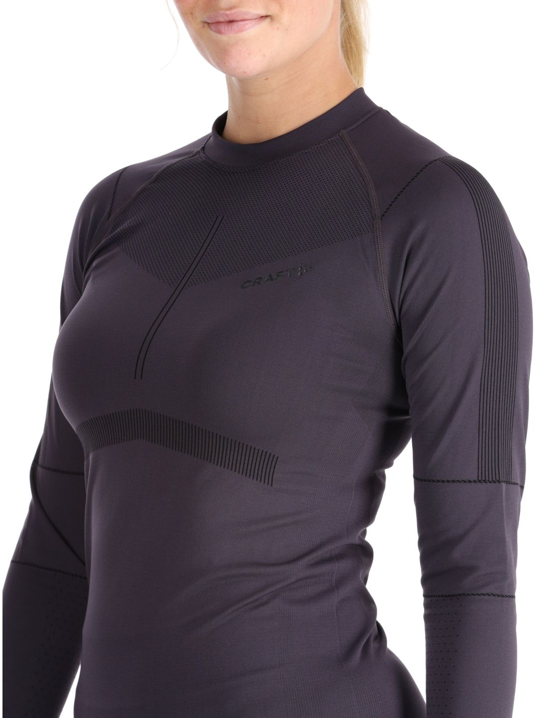 Craft, Active Intensity Crewneck LS Thermoshirt Damen DK Plum violett 