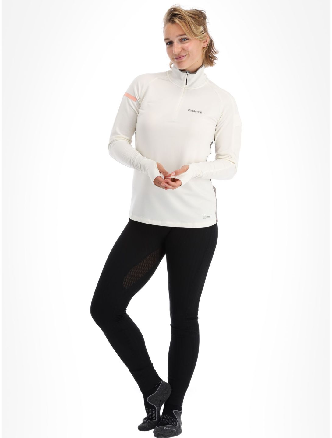 Craft, Adv Subz 2 LS Pullover Damen Tofu weiß 