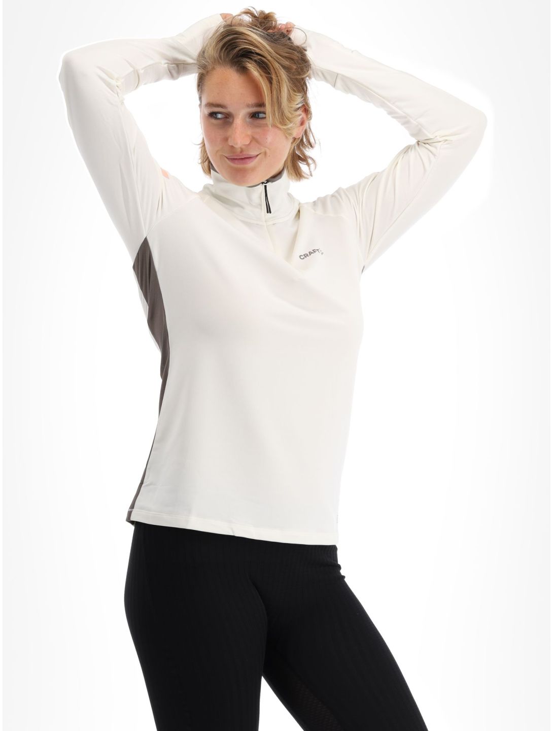 Craft, Adv Subz 2 LS Pullover Damen Tofu weiß 