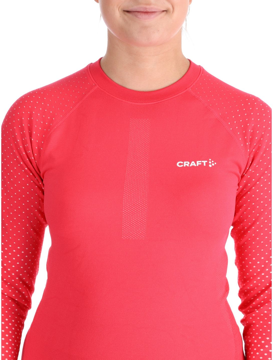 Craft, Adv Warm Intensity LS Thermoshirt Damen Cheer / Tofu rosa, weiß 