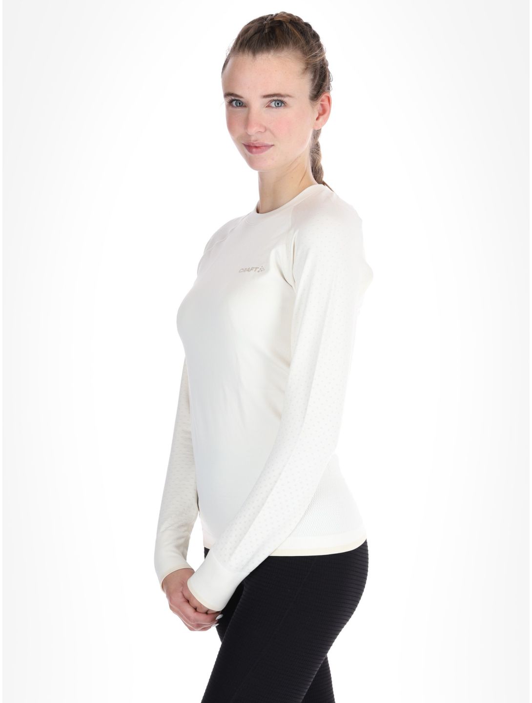 Craft, Adv Warm Intensity LS Thermoshirt Damen Tofu / Plaster weiß 